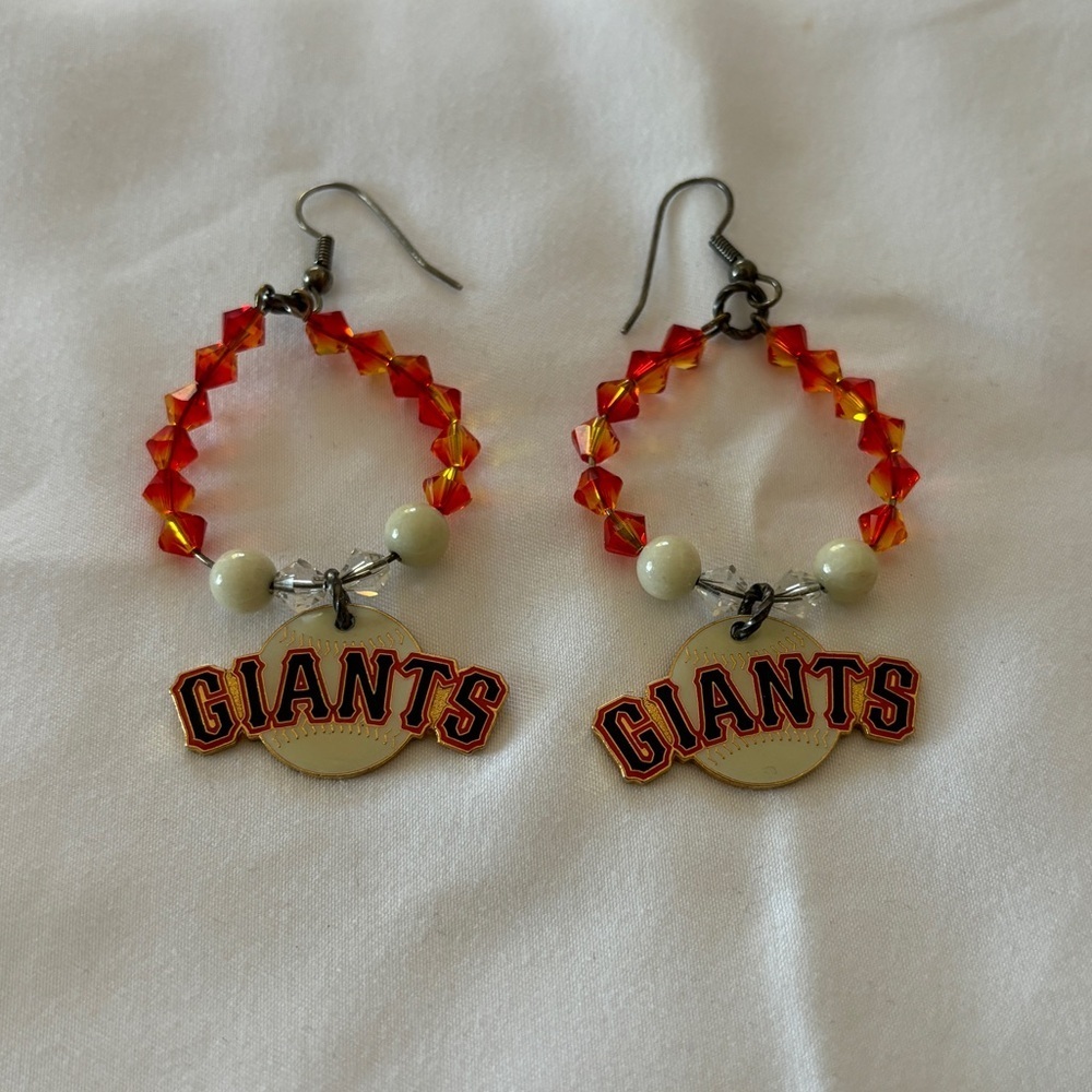 Swarovski Crystal San Francisco Giants Earrings
